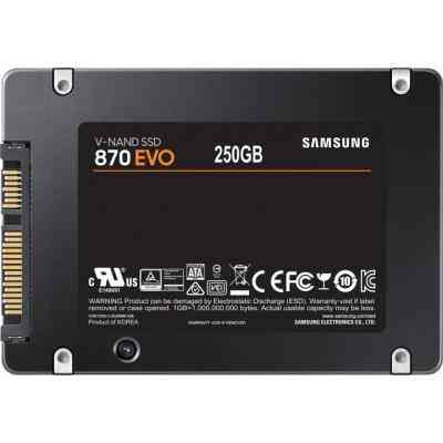 Накопитель SSD 2.5" 250GB 870 EVO Samsung (MZ-77E250BW) Винница