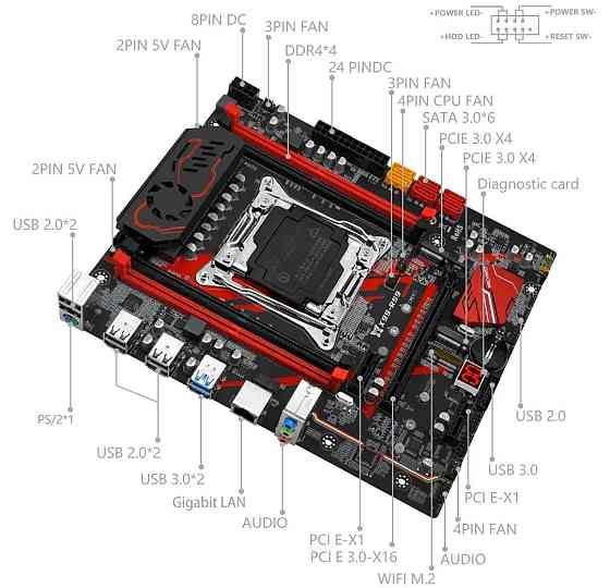 MACHINIST X99 RS9 COOLER / E5-2696 v3 / 16 GB DDR4. Київ