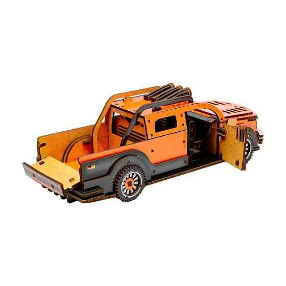 Дерев'яний 3D конструктор "Пікап" Puz-00931, 212 деталей Вінниця