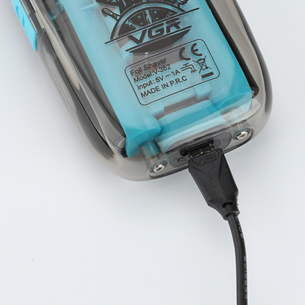 Аккумуляторная электробритва мужская,от USB,VGR V-352 SBR Киев - изображение 5