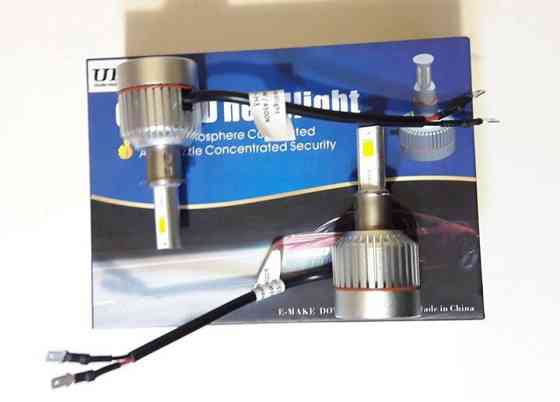 LED Автолампи в Фари H3 (ВідеоОбзор) Дніпро