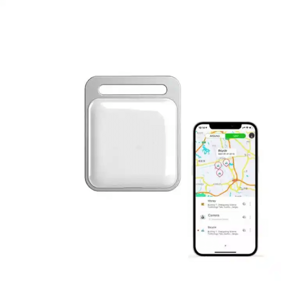GPS Трекер, FindMy Tag, квадратний (Android, Apple) - Білий Киев