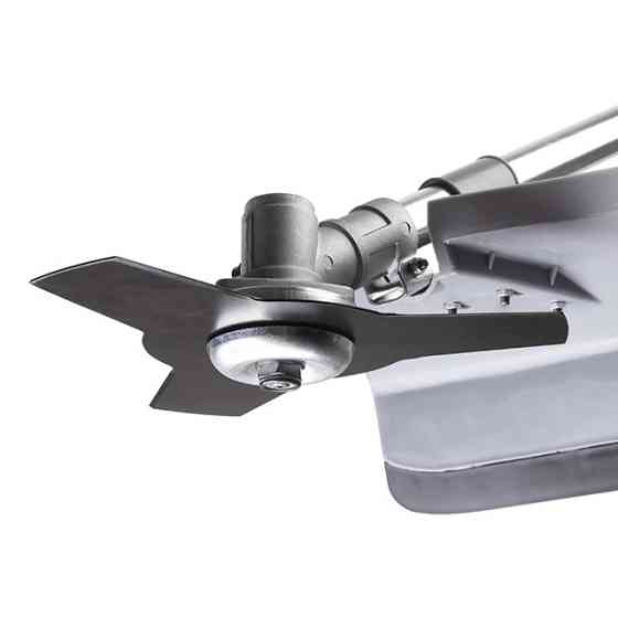 Тример електричний, 1,4 кВт, 7500 об/хв, ширина зрізання 255/420 мм, плавний пуск, ремінний привід, котушка + 3-лопатевий ніж Киев