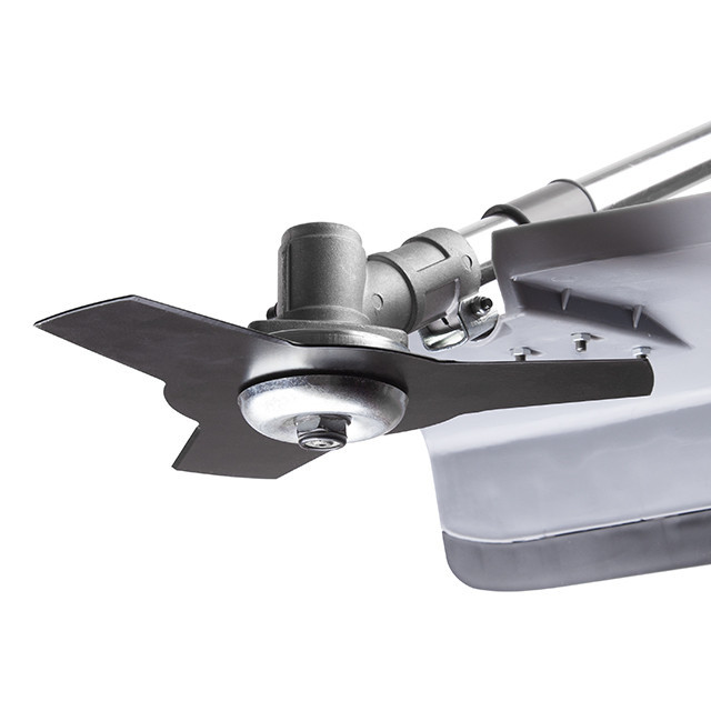 Тример електричний, 1,4 кВт, 7500 об/хв, ширина зрізання 255/420 мм, плавний пуск, ремінний привід, котушка + 3-лопатевий ніж Київ - фото 6