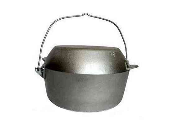 Казан рибальський з кришкою-сковородою 5,00л ТМ ПОЛІМЕТ Киев