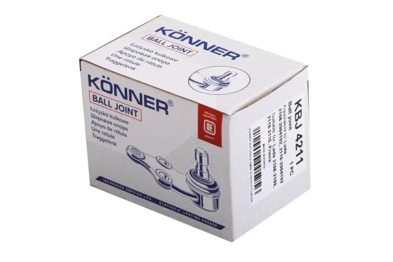 Шаровая опора 2108 Konner закатная с крепежом Винница