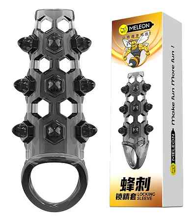 Стимулирующая насадка Meleon - Stinger Locking Sleeve, PS-11 Sex Aura Киев