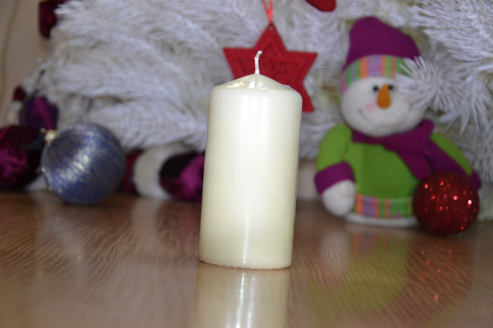 Свічка парафінова циліндрична Bispol AURA Candles Молоча (sw60/120-011) Луцк - изображение 8