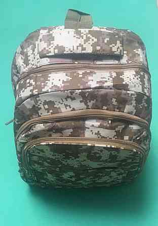 Рюкзак военный тактический песочный пиксель, размер 50*33*20см, 4 кармана спереди и 2 боковых. Мужской рюкзак Киев
