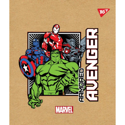 Зошит Yes А5 Avenger Крафт 18 аркушів клітинка (765084) Вінниця - фото 5