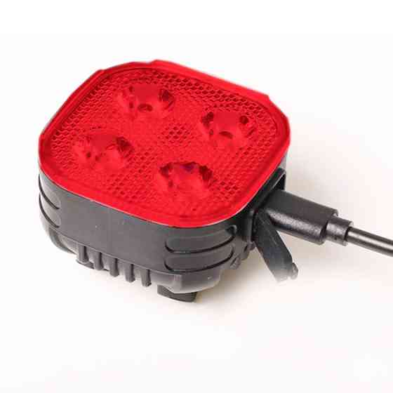 Велосипедний маячок ліхтар, Мигалка для велосипеда на батарейках, Ліхтар задній вело IQ-44 Івано-Франківськ