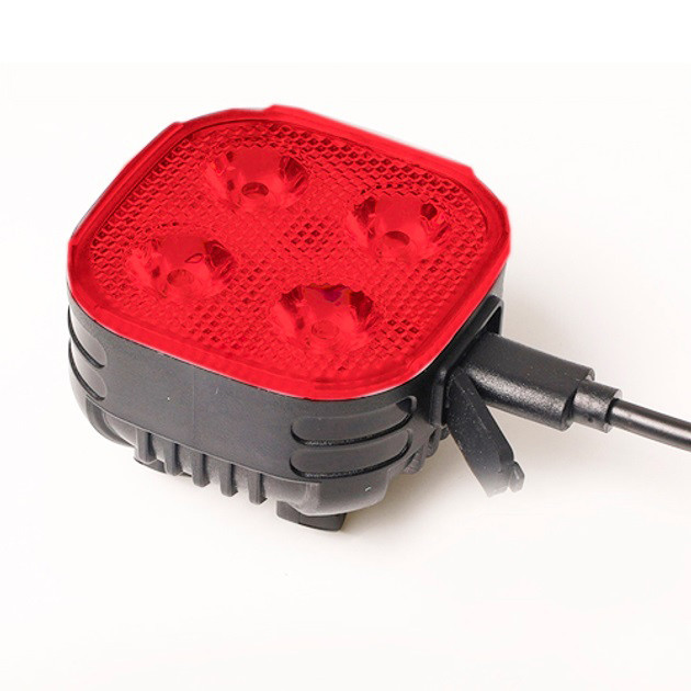 Велосипедний маячок ліхтар, Мигалка для велосипеда на батарейках, Ліхтар задній вело IQ-44 Івано-Франківськ - фото 2