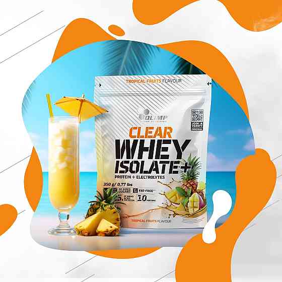 Протеин Olimp Clear Whey Isolate+ 350 г, тропические фрукты Луцк