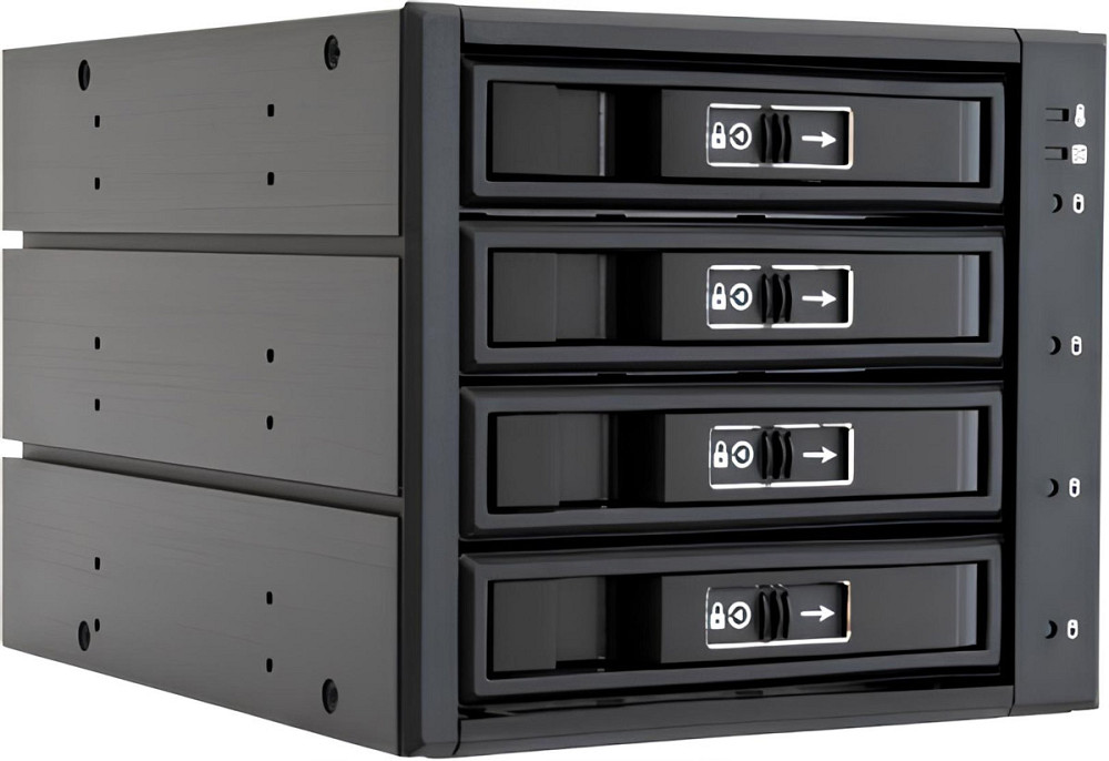 Бекплейн Chieftec CBP-3141SAS 3x5.25" -> 4x3.5" HDDs Hot-Swap Aluminium Винница - изображение 1