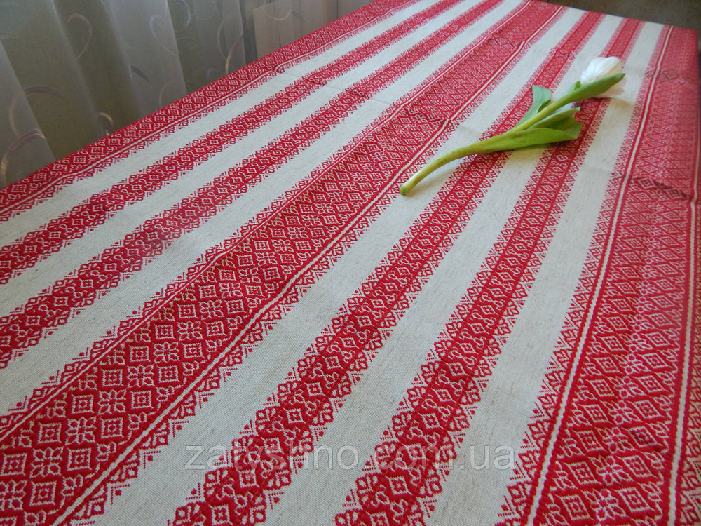 Скатерть с красной с вышивкой Киев - изображение 5