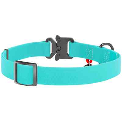 Нашийник для тварин WAUDOG Waterproof металічна пряжка-фастекс Ш 20 мм Д 28-40 см ментол (2787) Вінниця