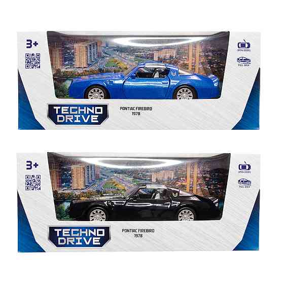 Автомодель - Pontiac Firebird 1978 (чорний, синій) Днепр