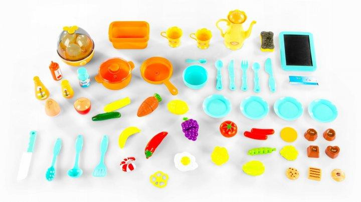 Кухня ігрова Limo Toy з водою паром світлом звуками 65 предметів Кремова (889-212) Чернігів - фото 3