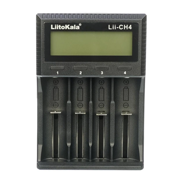 Зарядное устройство LiitoKala Lii-CH4 LCD Type-C (Li-ion IMR LiFe NiMH) (на 4 аккумулятора) Киев - изображение 7