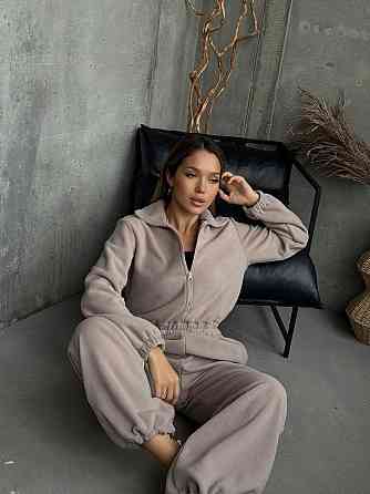 Жіночий теплий повсякденний комбінезон двосторонній полар фліс Одеса