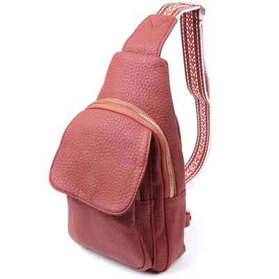 Сумка Vintage Из экокожи Бордовая (22762) Винница