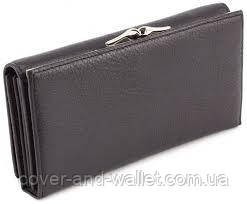 Чорний класичний жіночий гаманець на магнітах Marco Coverna 1412 Київ - фото 6