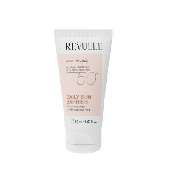 Щоденний крем-бар'єр для обличчя з SPF50 Daily Sun Barrier Revuele 50 мл Вінниця