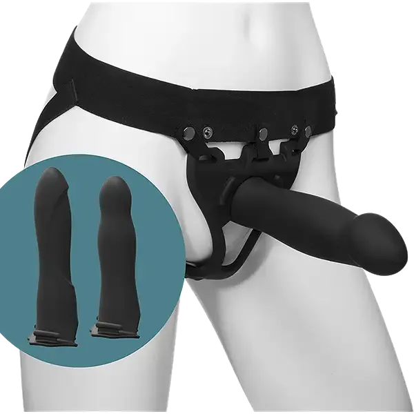 Набір для страпона Doc Johnson Body Extensions - BE Ready - Black Львів - фото 1