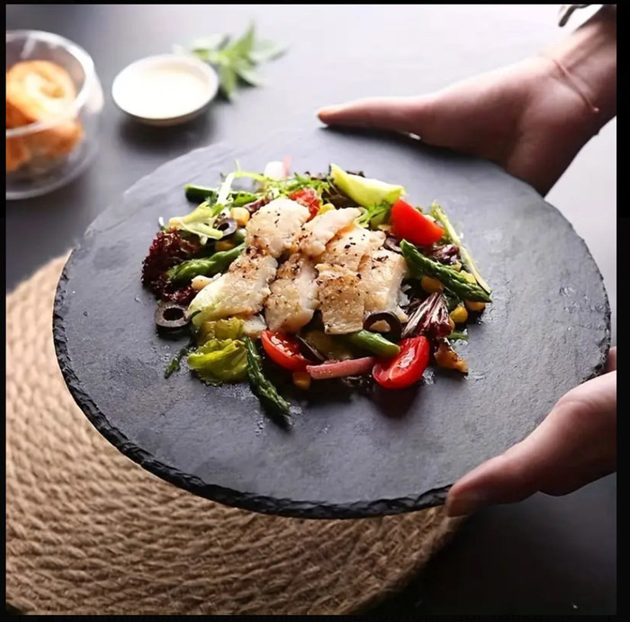 ДОШКА СЛАНЦЕВА КРУГЛА Ø 30 СМ ЛОРД (ШТ) 1431 ABA-OPT Одеса - фото 1