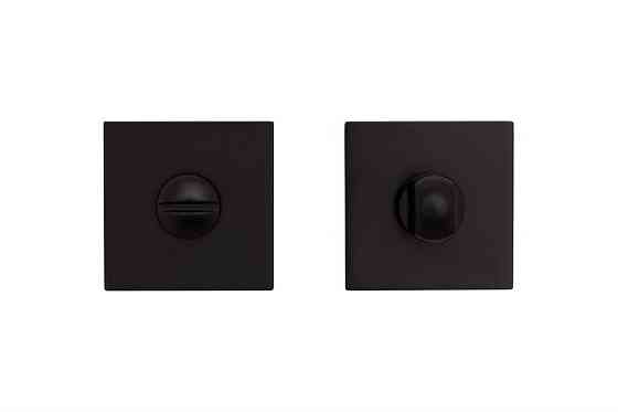 Сантехнічний фіксатор Gavrohe A25-WC Black  (накладка на двері санвузла з поворотником) чорний Київ