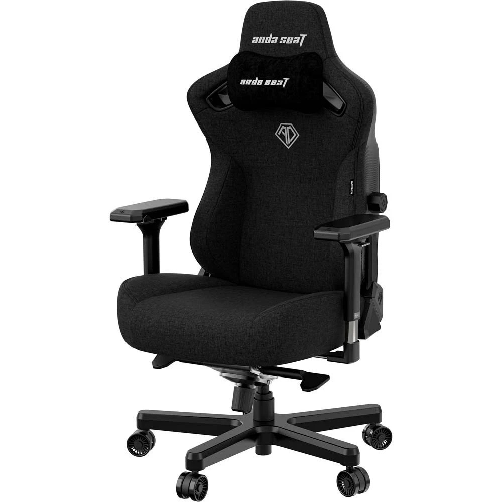 Крісло для геймерів Anda Seat Kaiser 3 Size XL Fabric Black (AD12YDC-XL-01-B-CF) ( Чорний ) Харків - фото 1