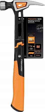 Универсальный Молоток - гвоздодер столярный Fiskars IsoCore (M) 16oz/13.5