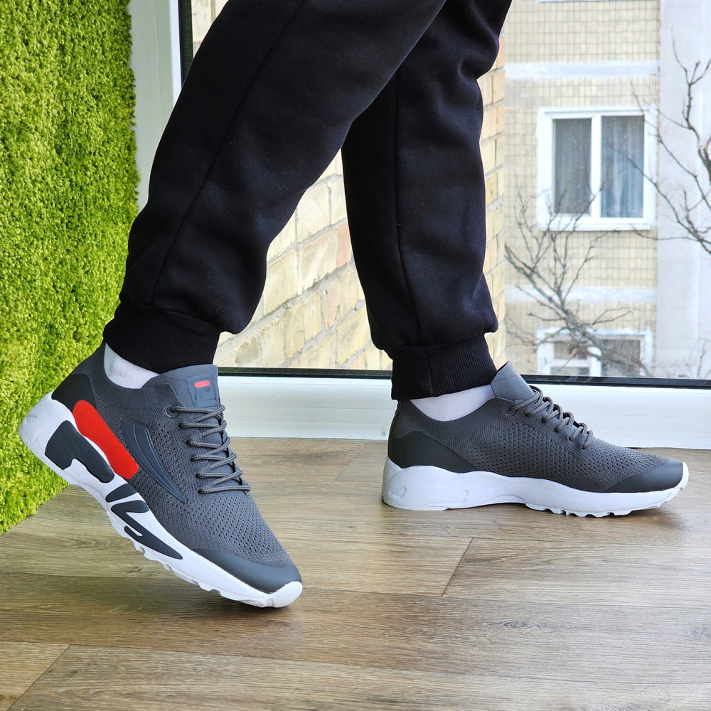 Кроссовки FILA Серые Мужские Фила (размеры: 41,42,43,45) Видео Обзор Днепр - изображение 5