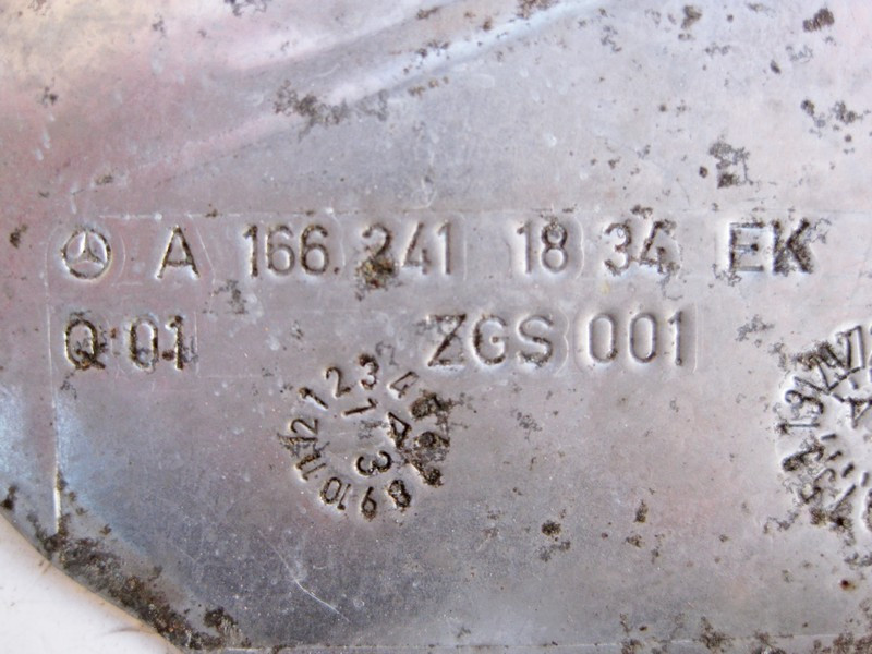 Mercedes-Benz  A1662411834 Захисний екран правої подушки двигуна ML W166 GLE C292 GL GLS X166 Одеса - фото 3