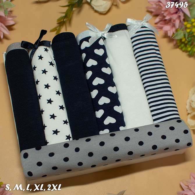 Труси жіночі Nicoletta Туреччина тижні M, L, XL, 2XL | 7 шт. Київ - фото 1