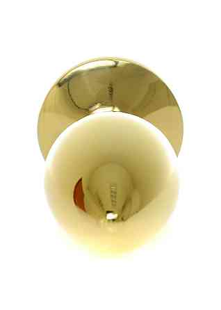 Анальная металлическая пробка Plug-Jewellery Gold PLUG ROSE-Red Sex Aura Киев