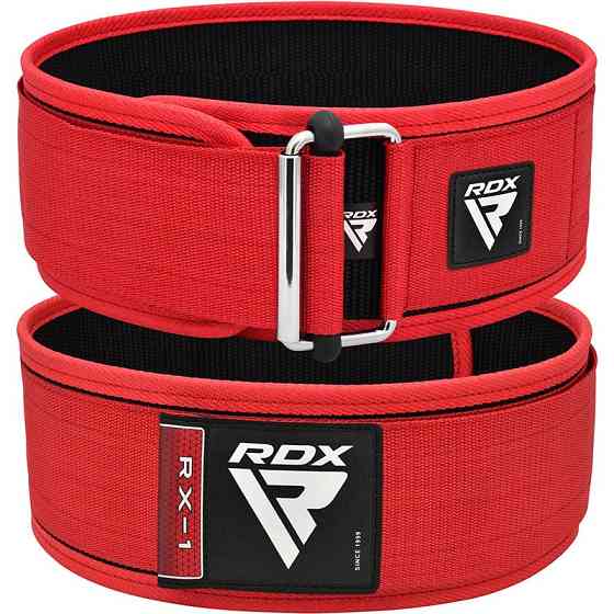 Пояс для важкої атлетики RDX RX1 Weight Lifting Belt RED-S Кам'янське