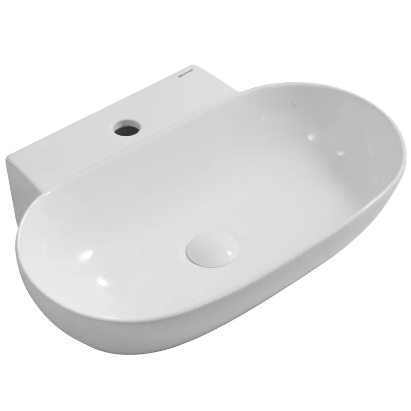 Раковина підвісна MIXXUS PREMIUM DIVERSE-0201 560х390х125mm з отвором під змішувач   ( MP6510 ) 25434 Харьков - изображение 1