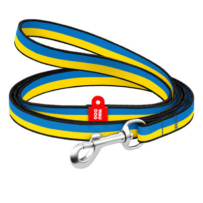 Повідець для собак WAUDOG Nylon "Colors of freedom" M 20 мм х 122 cм (4920-4020) Вінниця - фото 1
