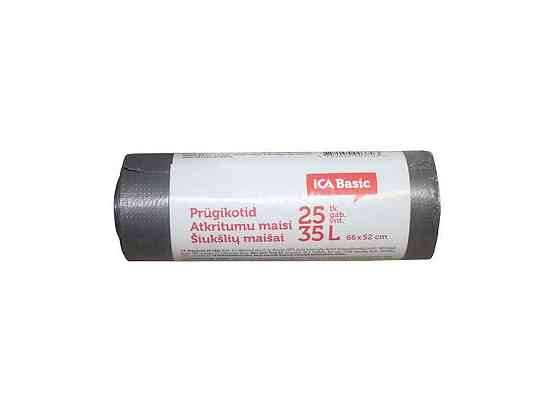 Пакети для смiття 25шт 35л ТМ ICA Basic   Solmir Київ