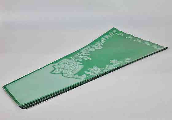 Конусне паковання під квіти h80/14низ/38верх метал зелений (100 шт.) візерунок144 (3) (100 шт) Харків