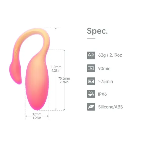 Смарт-віброяйце Magic Motion Flamingo Max Orange Львів