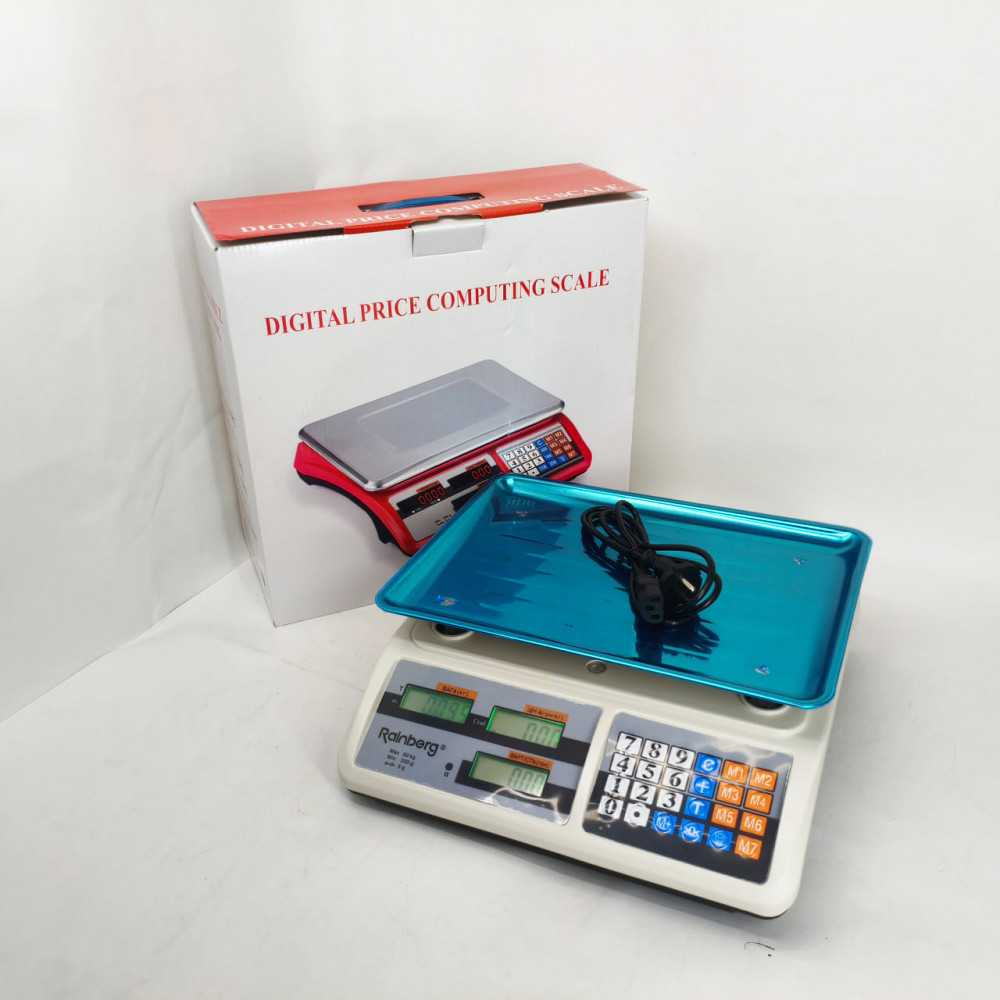 Весы для приемки товара Rainberg RB-311 55кг, Кухонные весы для взвешивания продуктов TX-59 Львов - изображение 5