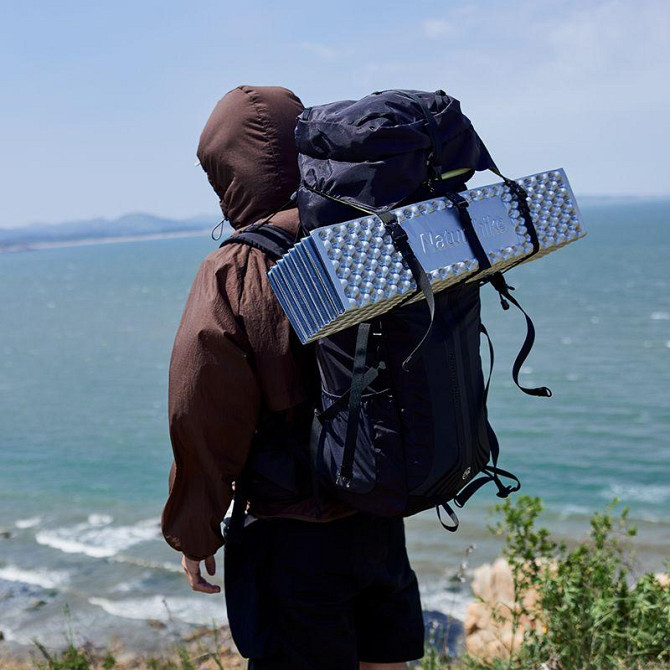 Килимок складаний IXPE Naturehike CNK2300DZ017, алюмінієва плівка, 200x65х2 см, темно-блакитний Киев - изображение 9