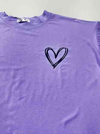 Футболка и велосипедки женские кулир Сиреневый XS-S Харьков