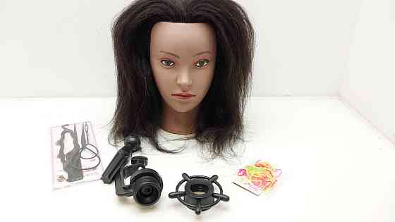 Навчальна голова-манекен для відпрацювання нарощування волосся, зачісок, стрижок 24242 Луцьк