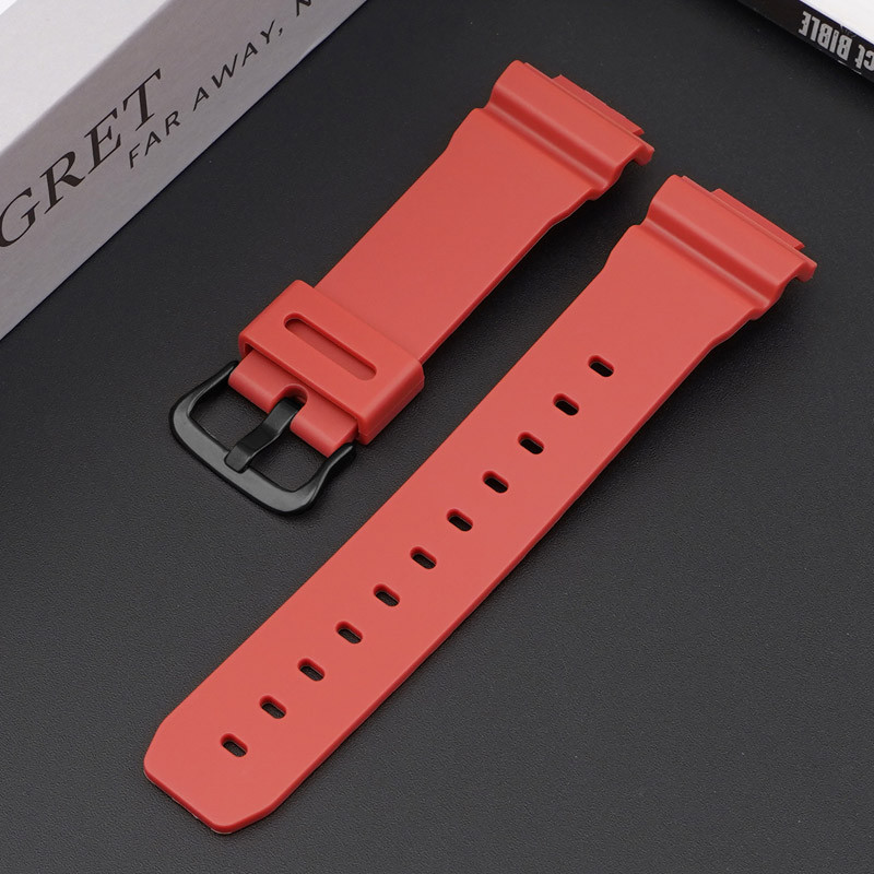 Ремешок для Casio G-Shock DW-5600/6900/G-5600/GW-M5610 Red Black SBR Киев - изображение 2
