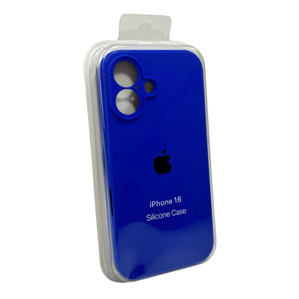 Чохол для смартфона Silicone Full Case AA Camera Protect for Apple iPhone 16 45,Shiny Blue Київ - фото 2