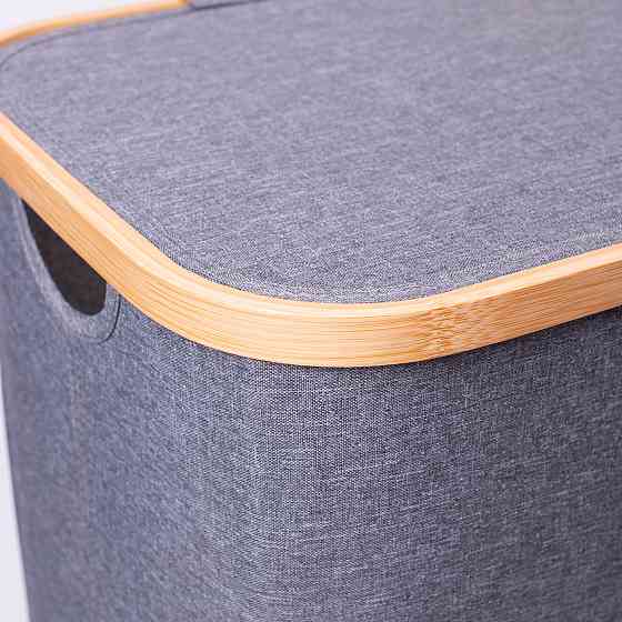 Мягкая корзина для белья с крышкой 70 л Киев