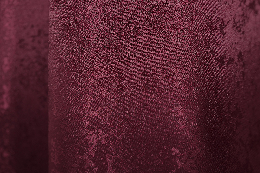 Комплект коротких штор VR-Textil Жаккард Мрамор Al1 № 1302ш Бордовый 130х170 см 2 шт (35-0254) Киев - изображение 7